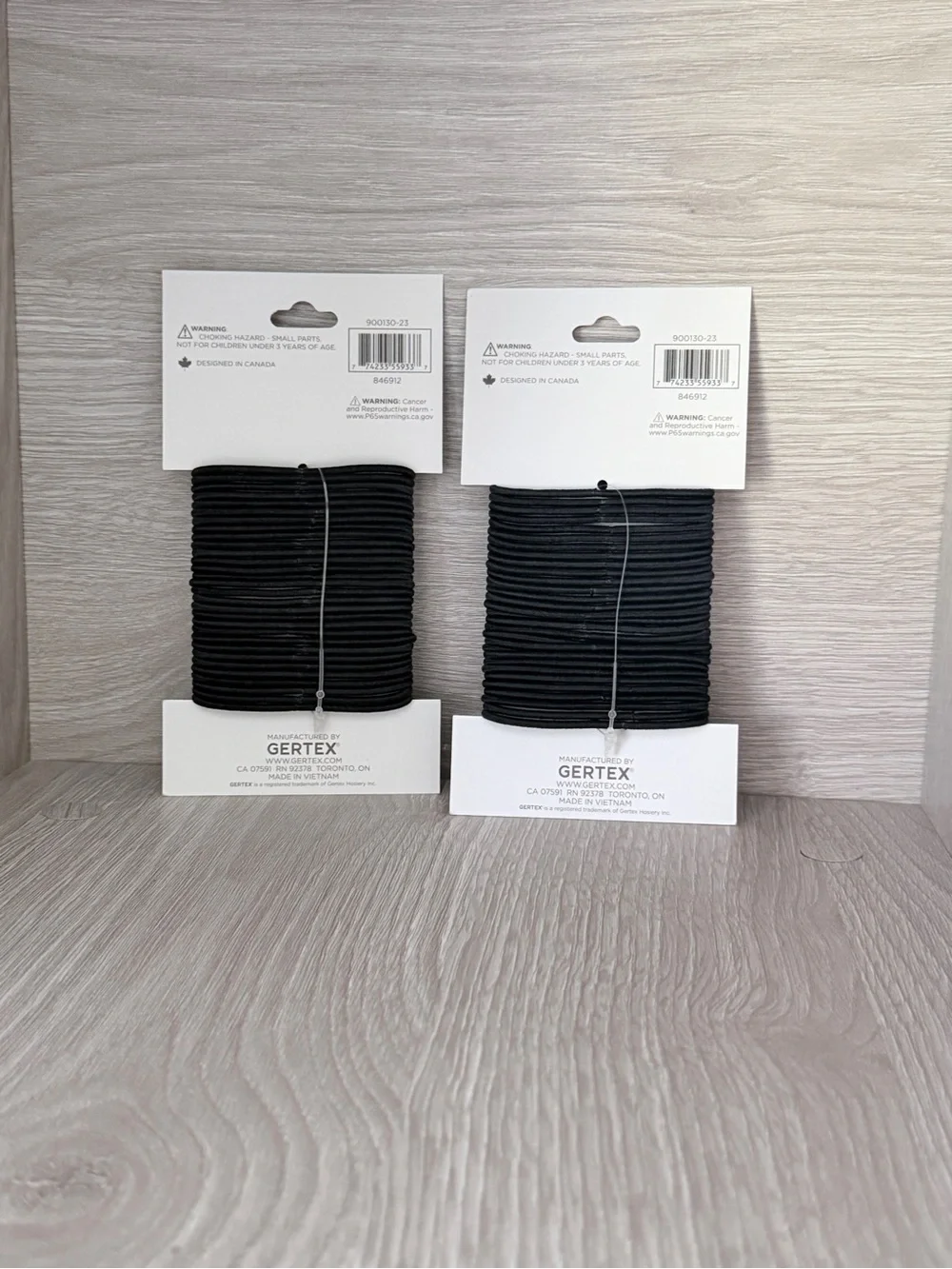 2 Pack - 30 pcs Black Elastic Hair Ties Value Pack